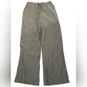 Zara Womens Crinkled Linen Pants Size S